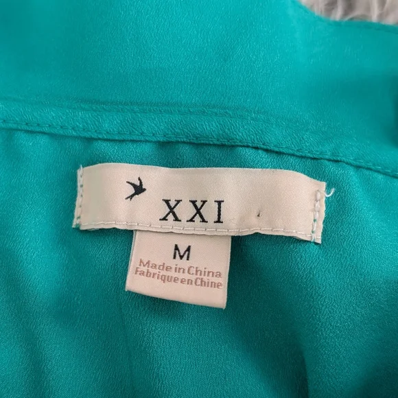 Green Ruffle Babydoll Tank Top - Picture 5 of 5